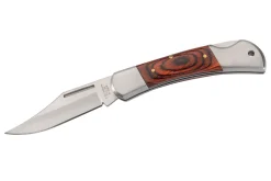 Couteau pliant Herbertz 2141 manche pakkawood marron orangé double mitre