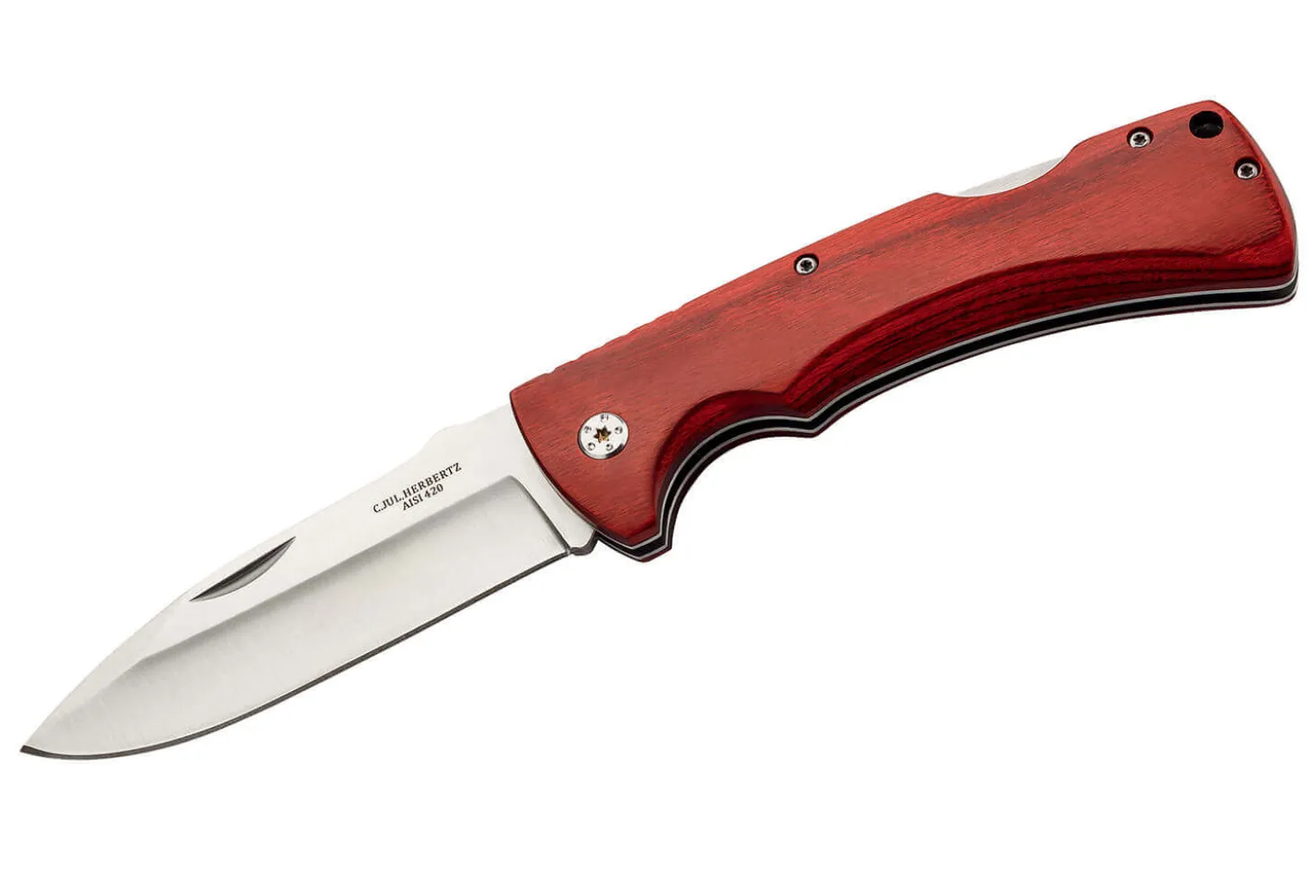 Couteau pliant Herbertz 586212 manche pakkawood 12cm