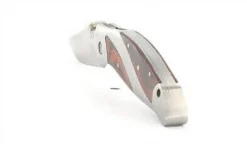 Couteau pliant Herbertz 216211 manche métal/pakka 11cm + coffret bois