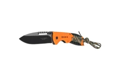 Couteau pliant Herbertz 564712 manche en ABS orange 12cm avec cordon