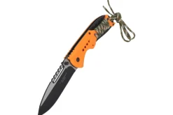 Couteau pliant Herbertz 564712 manche en ABS orange 12cm avec cordon