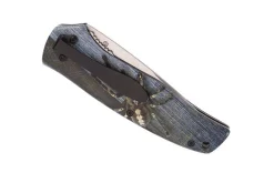 Couteau pliant Herbertz n°575412 tout inox manche 12cm décor araignée