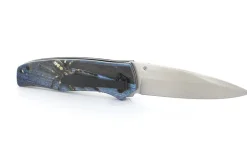 Couteau pliant Herbertz n°575412 tout inox manche 12cm décor araignée