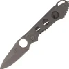 Couteau pliant Herbertz 587610 tout inox finition mat manche 10cm