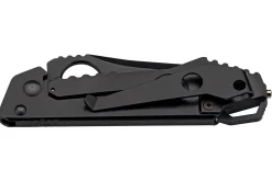 Couteau pliant Herbertz 587510 tout inox revêtement noir manche 10cm