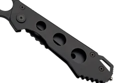 Couteau pliant Herbertz 587510 tout inox revêtement noir manche 10cm