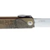Couteau pliant Higonokami 2672 acier carbone manche gravé 10cm brun