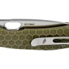 Couteau pliant Honey Badger Flipper Small 01HO010 manche nylon / fibres de verre vert kaki 9,4cm