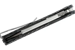 Couteau pliant Honey Badger Flipper Small 01HO008 manche nylon / fibres de verre noir 9,4cm