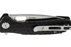Couteau pliant Honey Badger Flipper Small 01HO008 manche nylon / fibres de verre noir 9,4cm