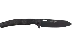 Couteau pliant japonais Yu Kurosaki Kurohyo SG2 manche en fibre de carbone 13,2cm