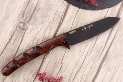 Couteau pliant japonais Yu Kurosaki Kurohyo SG2 manche en bois de fer 13,2cm