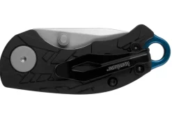 Couteau pliant Kershaw Aftereffect KS.1180 manche en nylon/fibre de verre noir motif angulaire 7,6cm