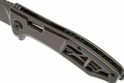 Couteau pliant Kershaw Boilermaker KS.3475 manche tout en acier marron 10,8cm