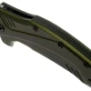 Couteau pliant Kershaw Link Olive KS.1776OLSW manche en aluminium anodisé vert 11,2cm