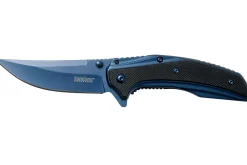 Couteau pliant Kershaw Outright KS.8320 manche en acier/G10 bleu 11,1cm