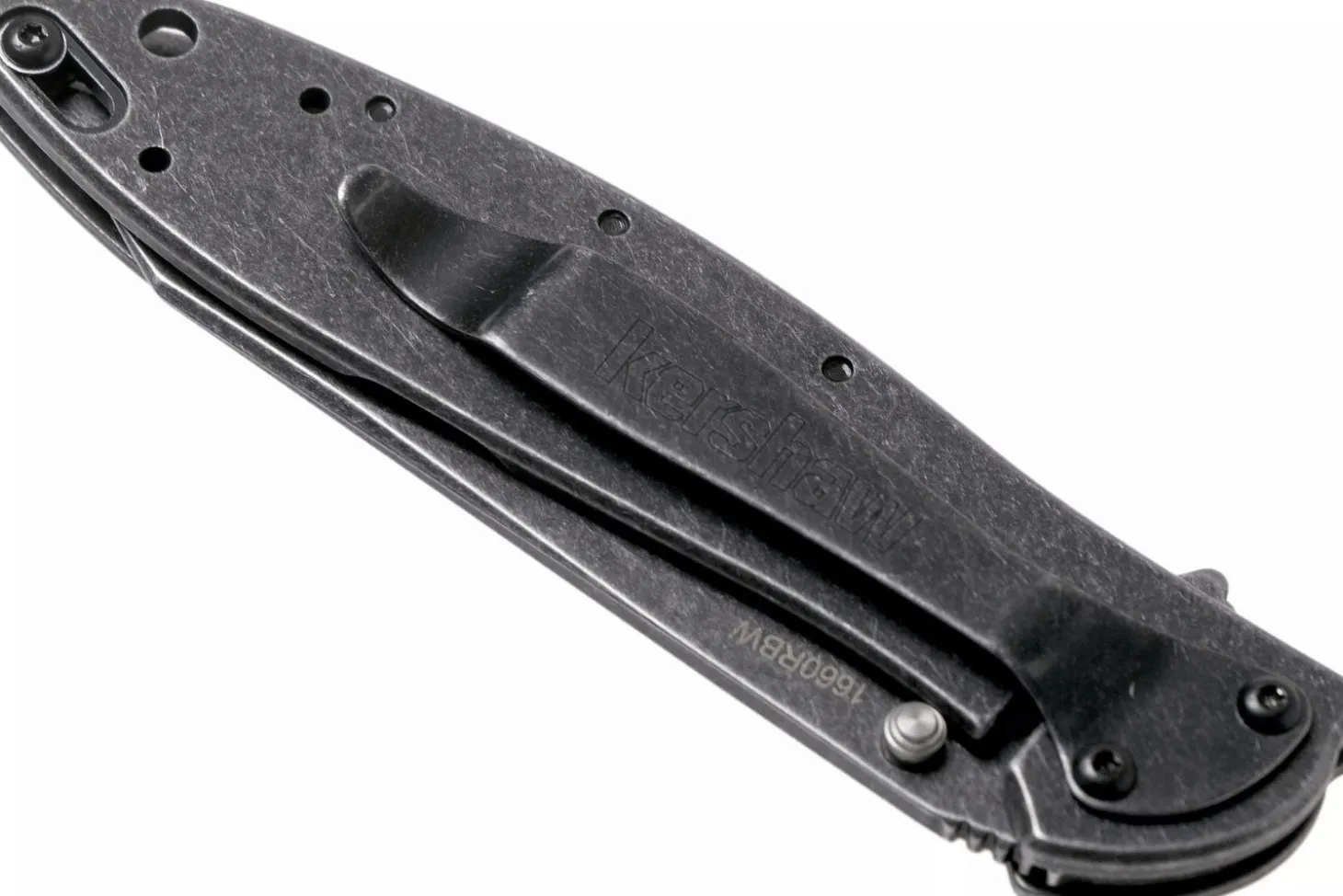 Couteau pliant Kershaw Random Leek Blackwash KS.1660RBW manche en acier inox 10,2cm