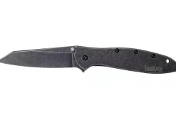 Couteau pliant Kershaw Random Leek Blackwash KS.1660RBW manche en acier inox 10,2cm