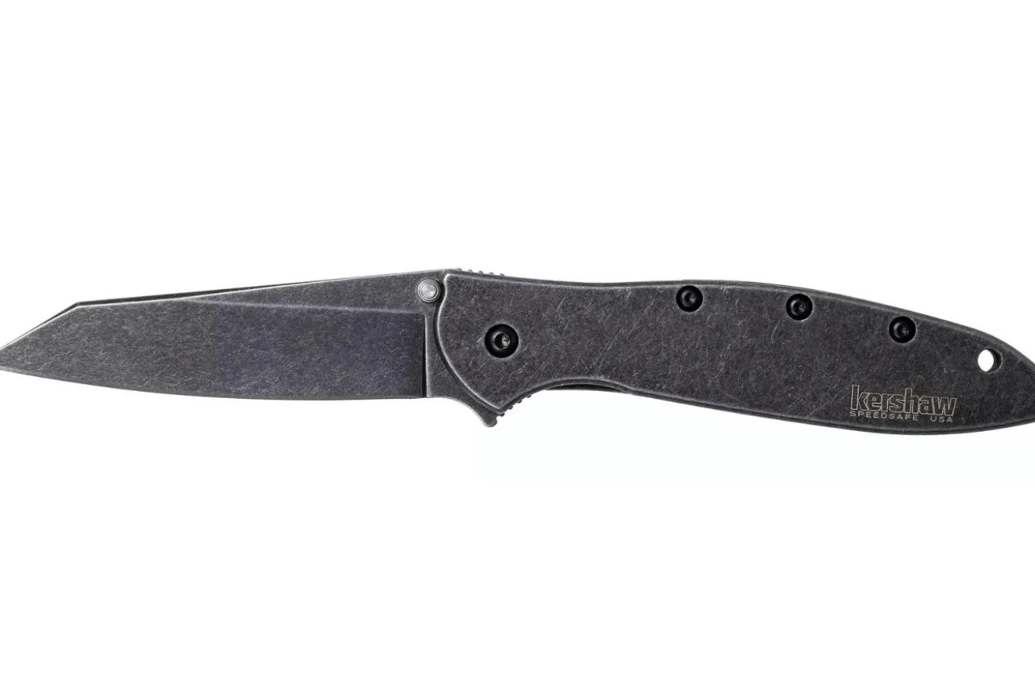 Couteau pliant Kershaw Random Leek Blackwash KS.1660RBW manche en acier inox 10,2cm