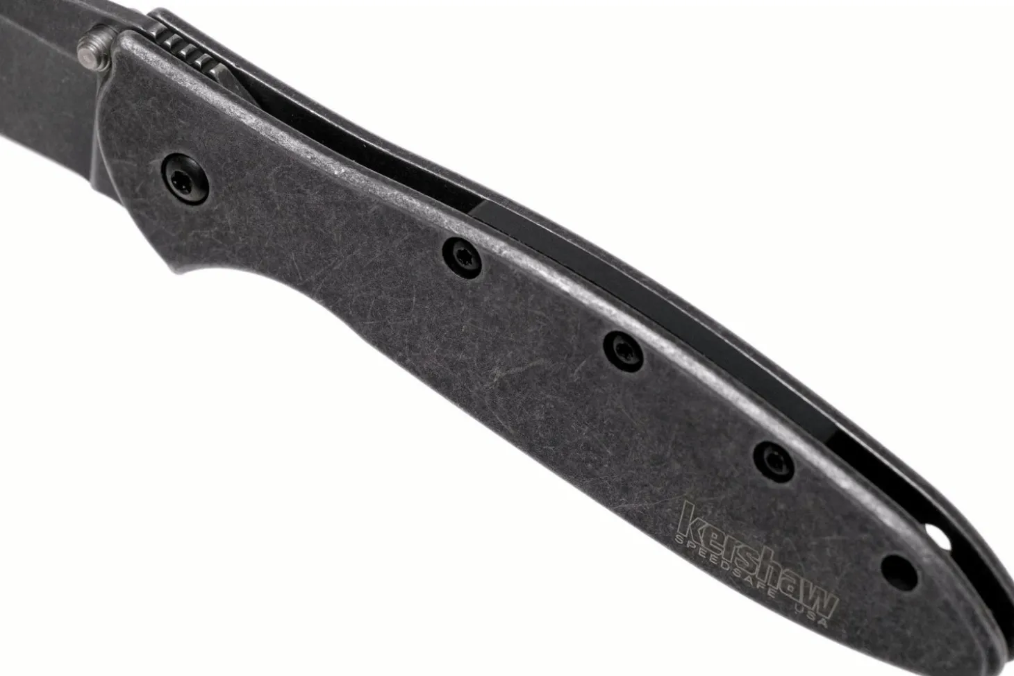 Couteau pliant Kershaw Random Leek Blackwash KS.1660RBW manche en acier inox 10,2cm