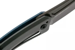 Couteau pliant Kershaw Reverb XL KS.1225 manche en fibre de carbone et G10 bleu/noir 10,9cm