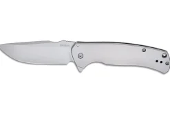 Couteau pliant Kershaw Scour KS.1416 manche en acier inoxydable 11cm