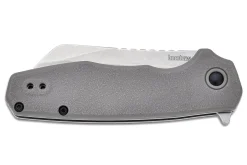 Couteau pliant Kershaw Wharf KS.1414 manche en nylon renforcé de fibre de verre gris 10cm