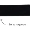 Couteau pliant K2 Kids 812171 manche inox décor chimie 9,5cm + étui suédine