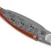 Couteau pliant K2 Kids 812170 manche inox décor soleil 9,5cm + étui suédine