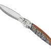 Couteau pliant K2.06M manche sandalwood et acier décor floral 11,5cm