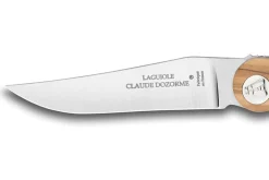 Couteau pliant Laguiole Claude Dozorme manche olivier 12cm