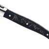 Couteau pliant Laguiole GILLES 5692 manche corne de buffle 12cm avec mitres en inox polies