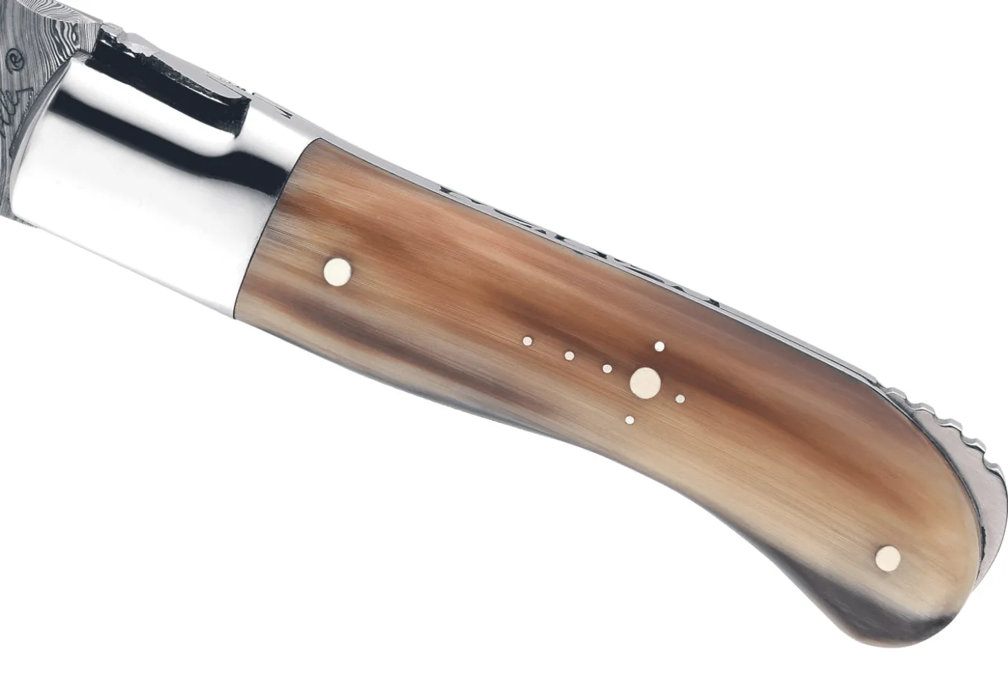 Couteau pliant Laguiole GILLES 9781 manche en pointe de corne 10,5cm