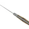 Couteau pliant Laguiole LE FIDELE acier Sandvik manche bois de genévrier 12cm
