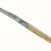 Couteau pliant Laguiole LE FIDELE acier Sandvik manche bois d'olivier 12cm