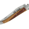 Couteau pliant Laguiole LE FIDELE acier Sandvik manche bois de serpent 12cm