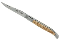 Couteau pliant Laguiole LE FIDELE acier Sandvik manche bouleau 12cm