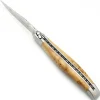 Couteau pliant Laguiole Village manche en genévrier 12cm avec mitre