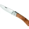 Couteau pliant Le Corrèze acier inox Z100 manche bois de genévrier 12cm