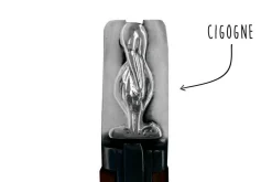 Couteau pliant L'Elsass acier inox Z100 manche bois de genévrier 11cm