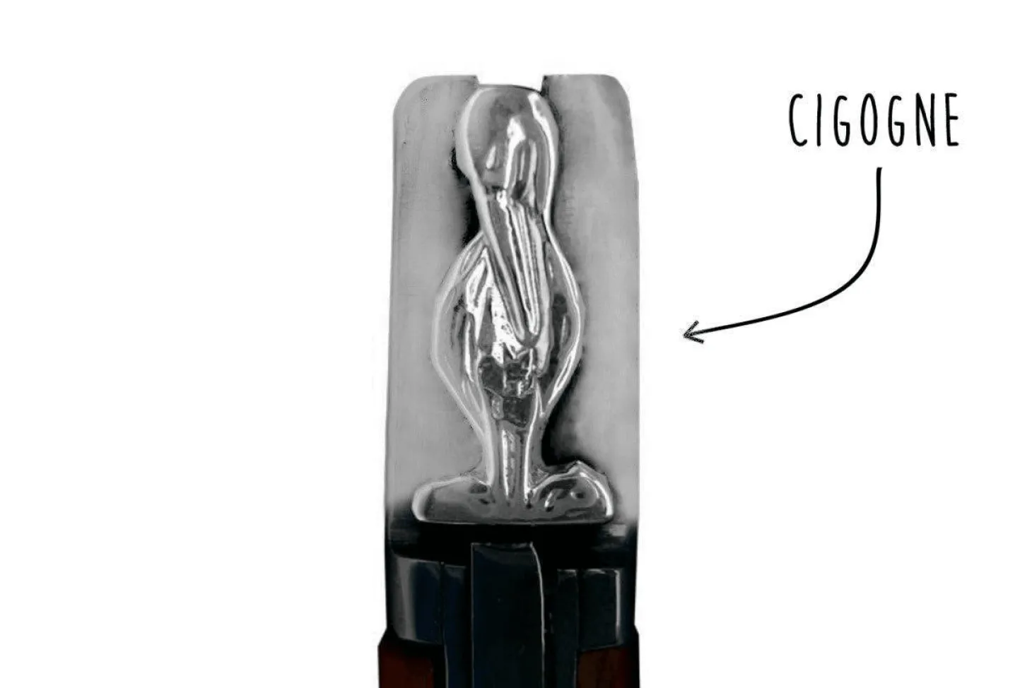 Couteau pliant L'Elsass acier inox Z100 manche bois de genévrier 11cm