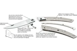 Couteau pliant Le Thiers Secret Claude Dozorme manche corne de bélier 11cm