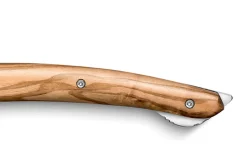 Couteau pliant Le Thiers Verrou Claude Dozorme manche bois d'olivier 12cm