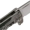 Couteau pliant LionSteel SR22 manche titanium 10cm pic brise-vitre