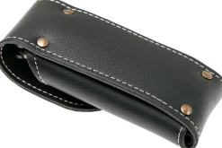 Couteau pliant LionSteel SR11 manche titanium 12cm pic brise-vitre + étui cuir
