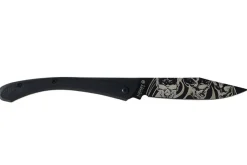 Couteau pliant Lug Bad boy LUC63LTB2LC manche en G10 et acier noir 12cm