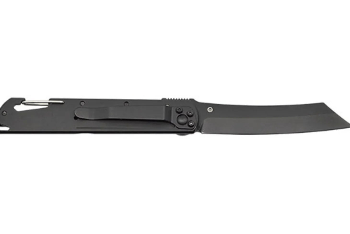Couteau pliant LUG Higo Titanium LUSP3THRB manche en acier et G10 noir et rouge 11cm