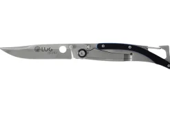 Couteau pliant Lug SP1SBB manche en G10 11cm noir et bleu avec clip