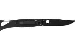 Couteau pliant Lug SP1TO noir mat et orange black titanium 11cm avec clip