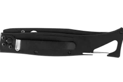 Couteau pliant Lug SP1TO noir mat et orange black titanium 11cm avec clip